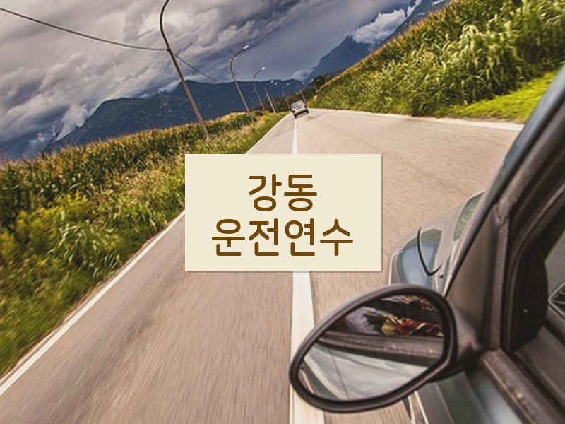 강동운전연수 후기