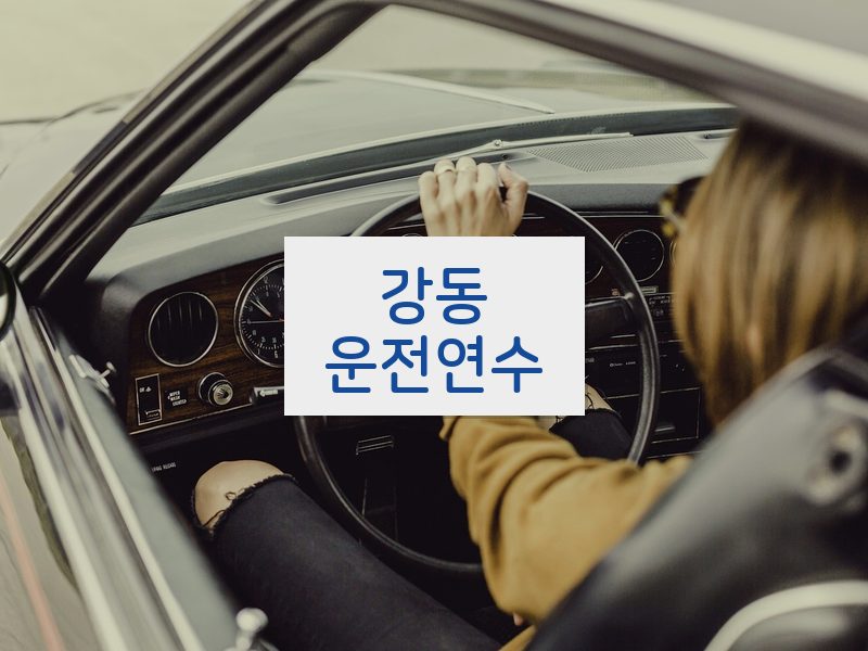 강동운전연수 후기
