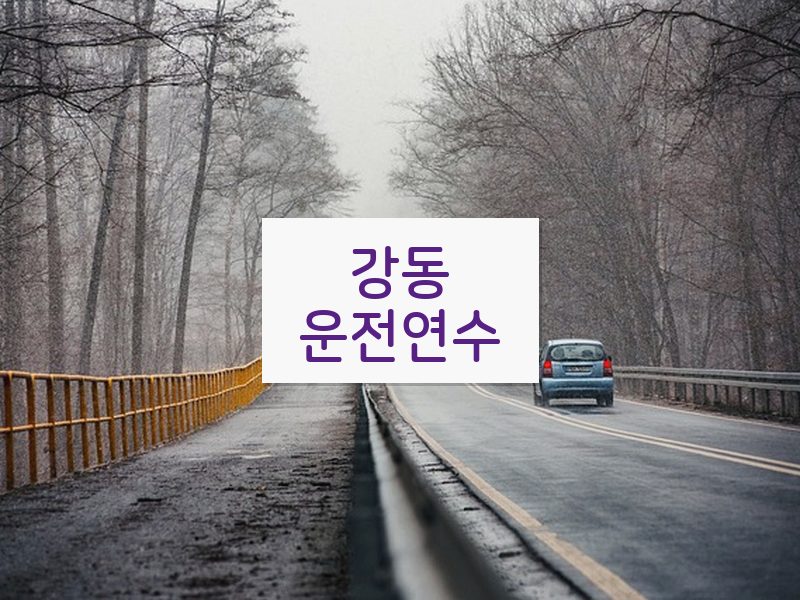 강동운전연수 후기