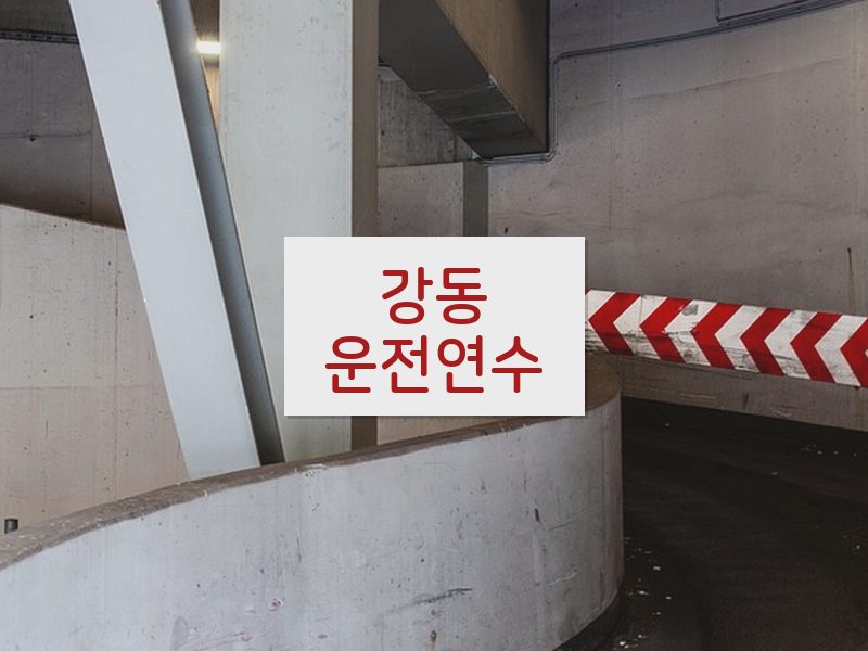 강동운전연수 후기