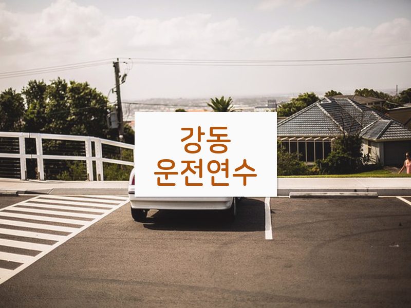 강동운전연수 후기