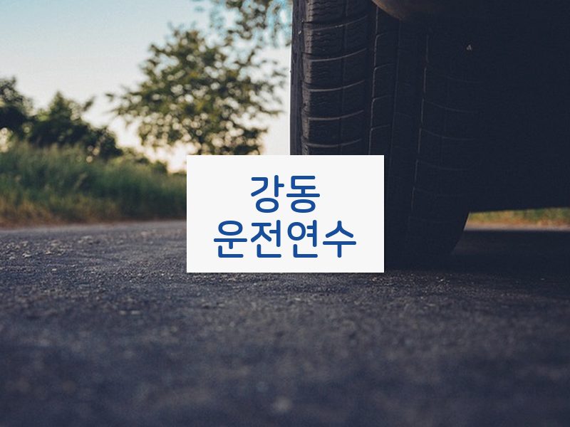 강동운전연수 후기