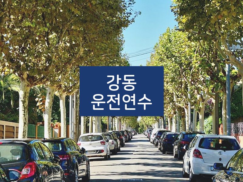 강동운전연수 후기