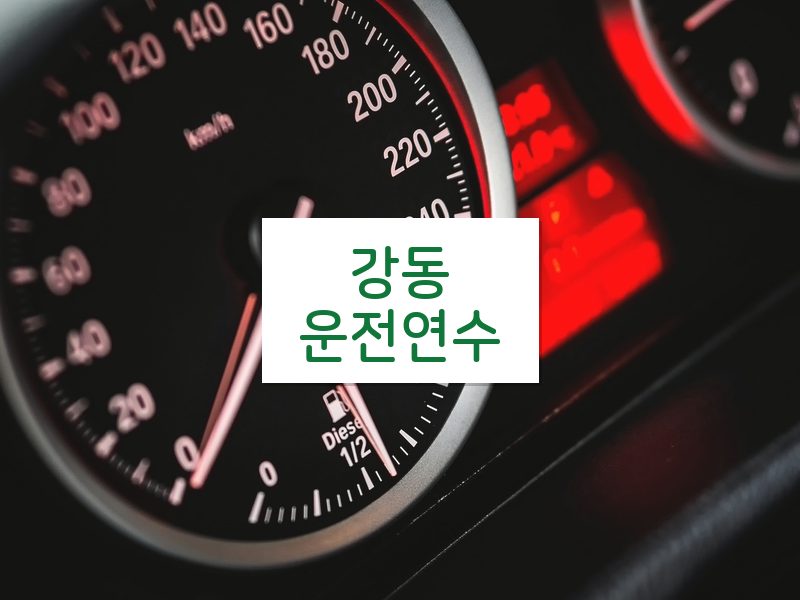 강동운전연수 후기