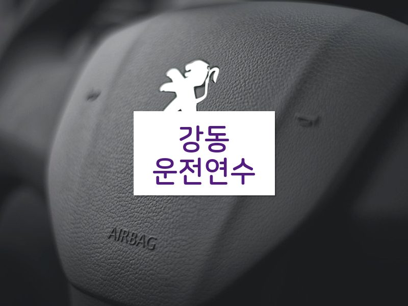 강동운전연수 후기
