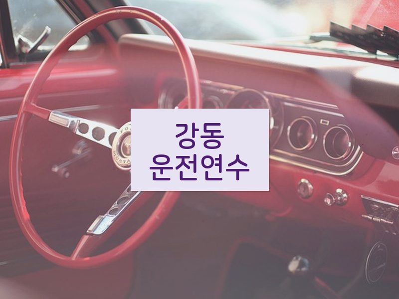 강동운전연수 후기