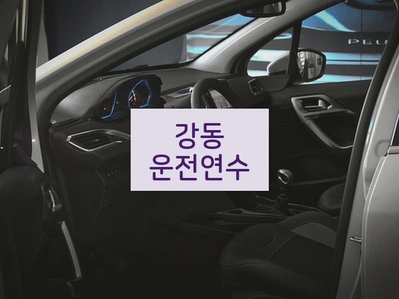강동운전연수 후기