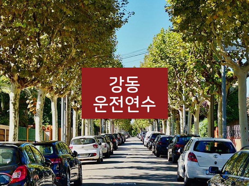 강동운전연수 후기