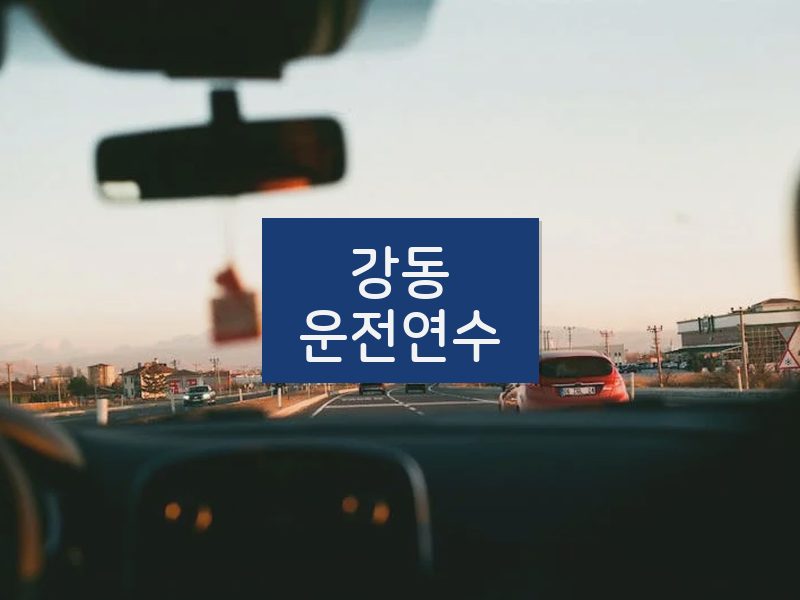 강동운전연수 후기