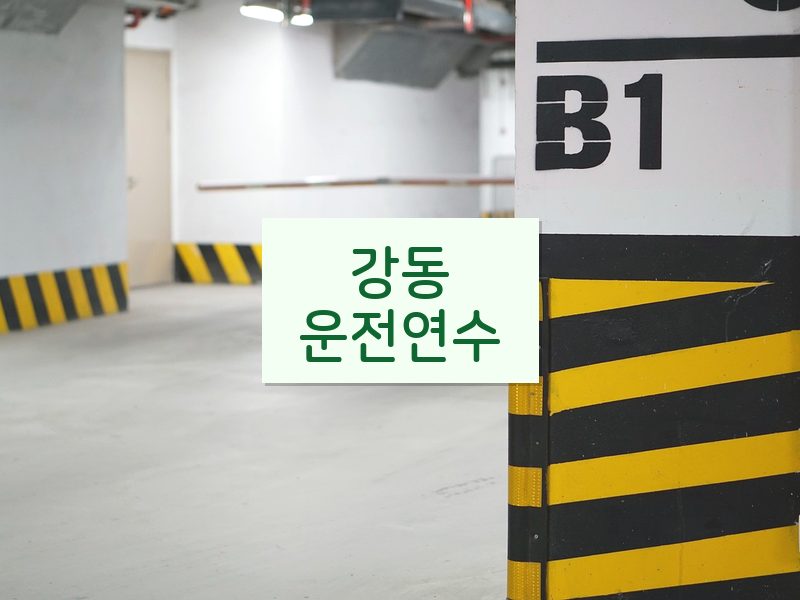 강동운전연수 후기