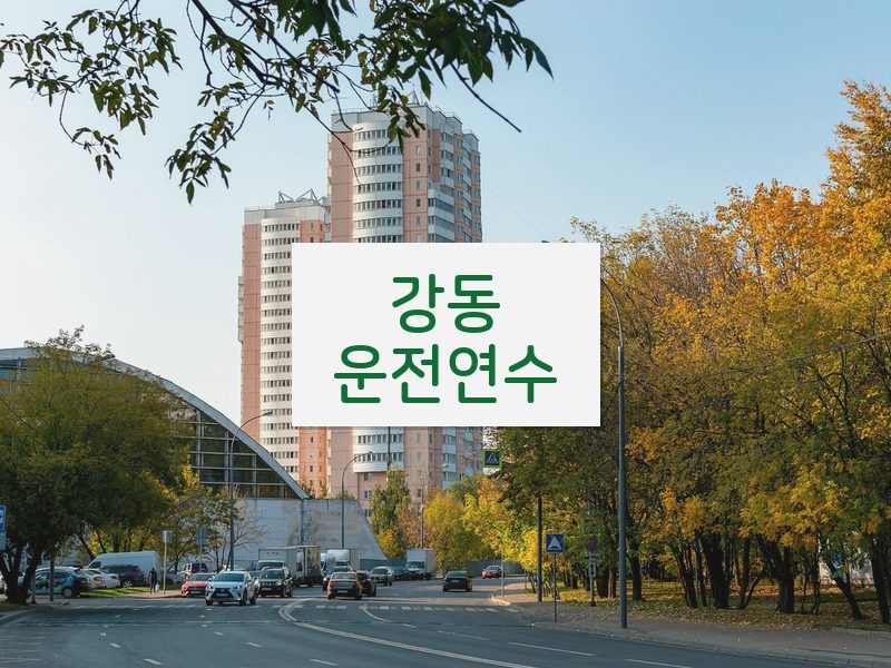 강동운전연수 후기