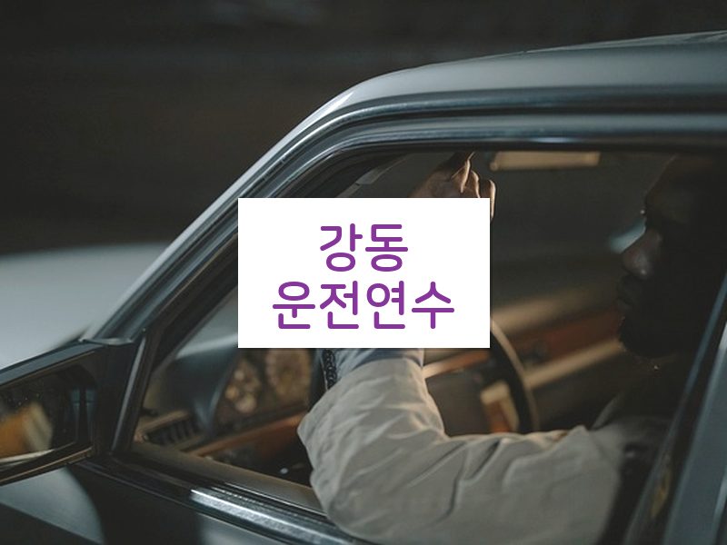 강동운전연수 후기