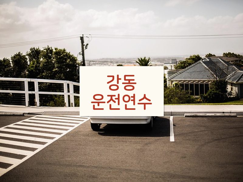 강동운전연수 후기