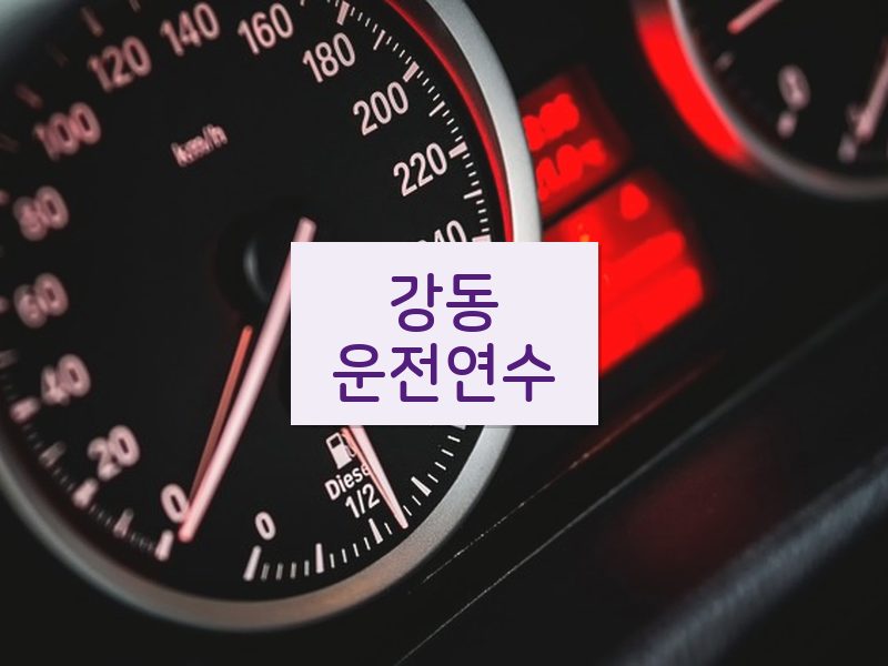 강동운전연수 후기