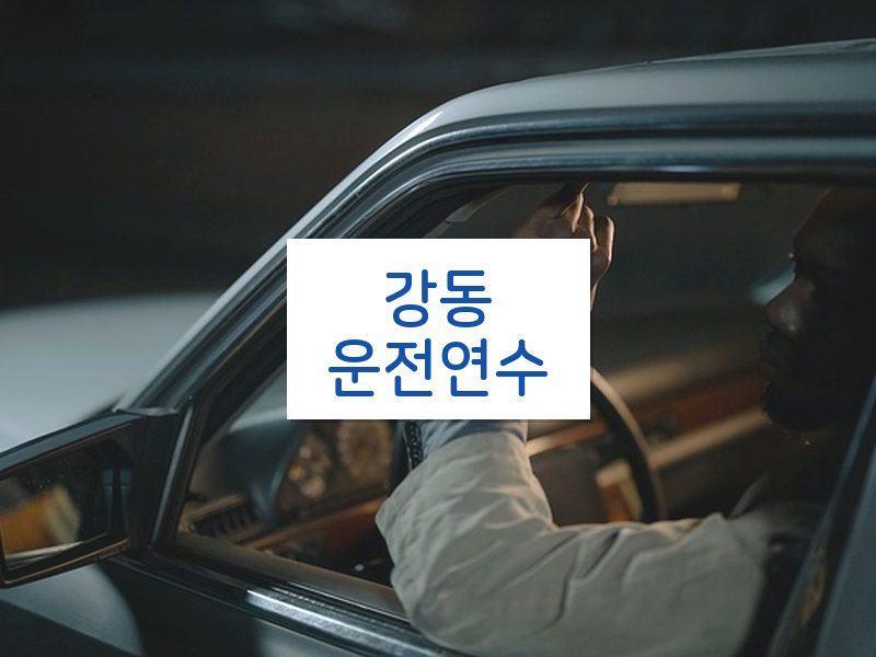 강동운전연수 후기