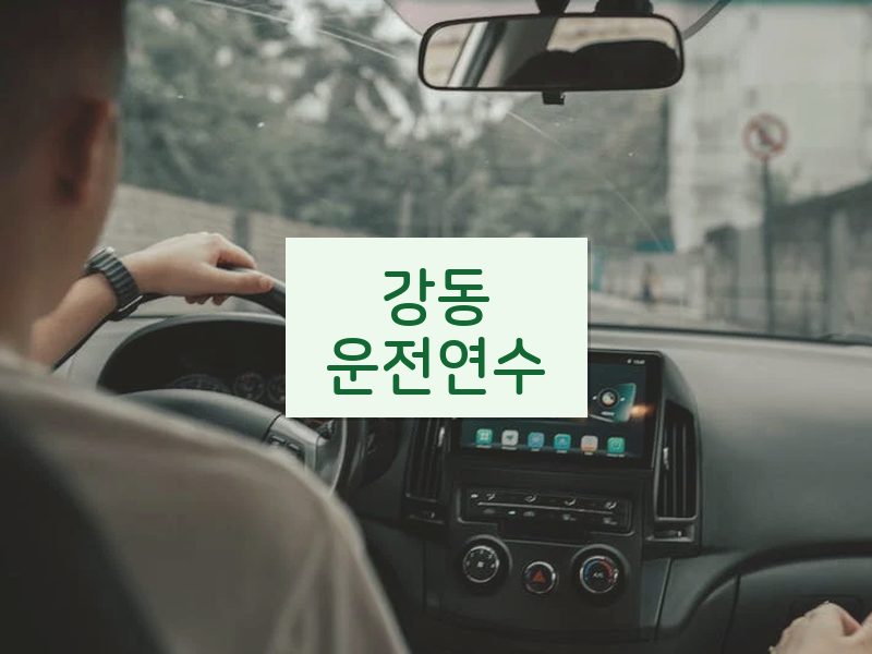 강동운전연수 후기