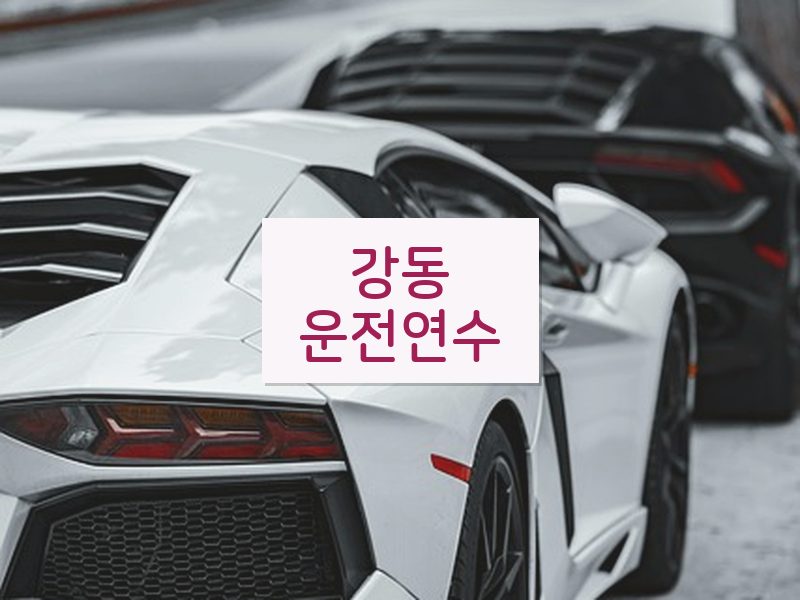 강동운전연수 후기