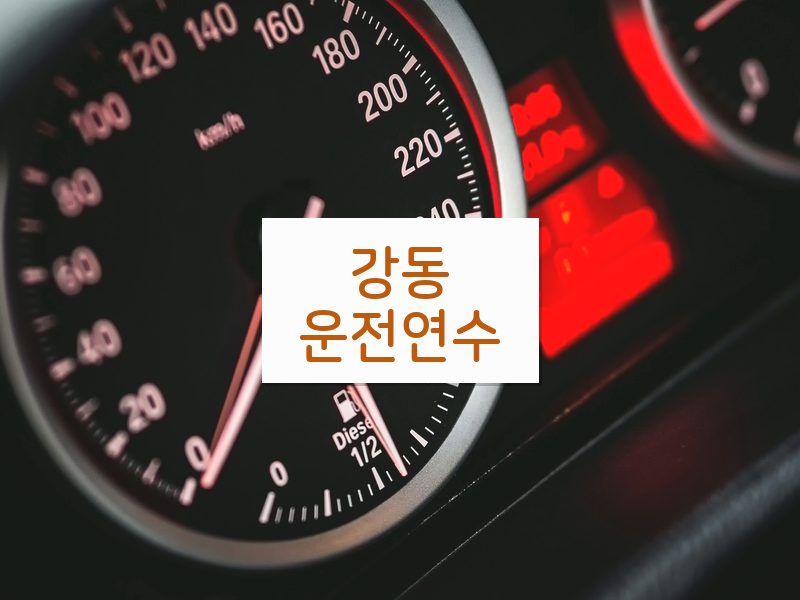 강동운전연수 후기