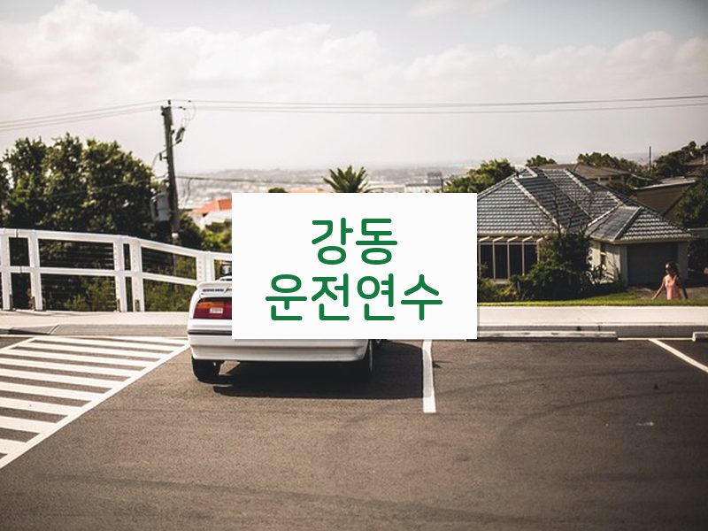 강동운전연수 후기