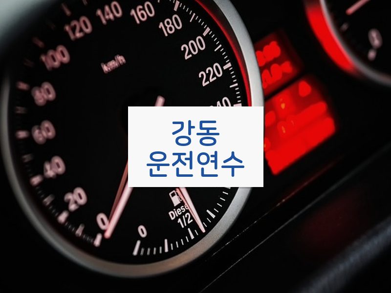 강동운전연수 후기