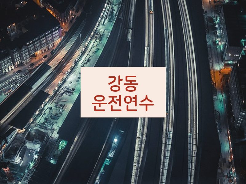 강동운전연수 후기