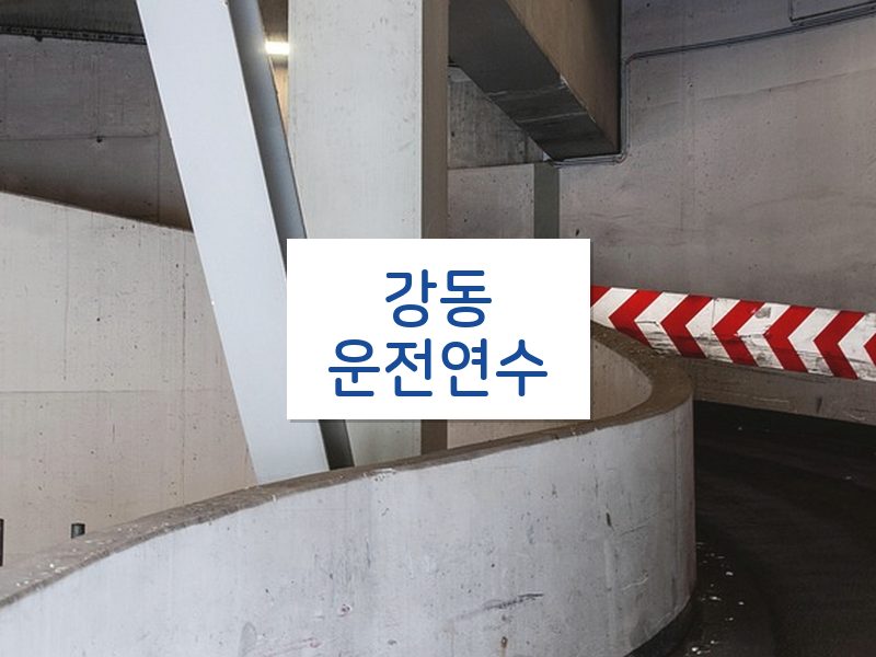 강동운전연수 후기