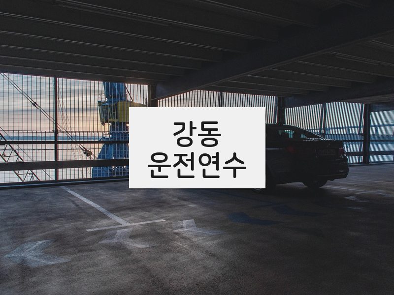 강동운전연수 후기
