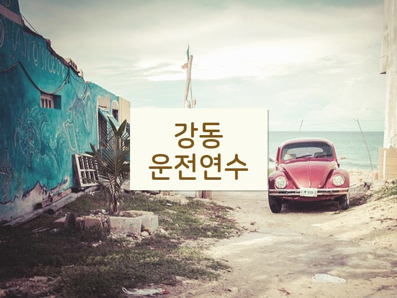 강동운전연수 후기