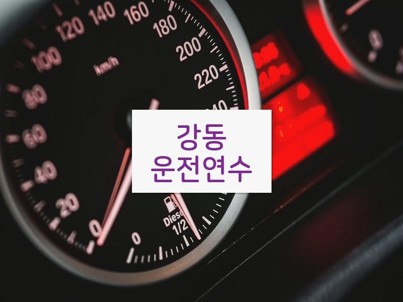 강동운전연수 후기