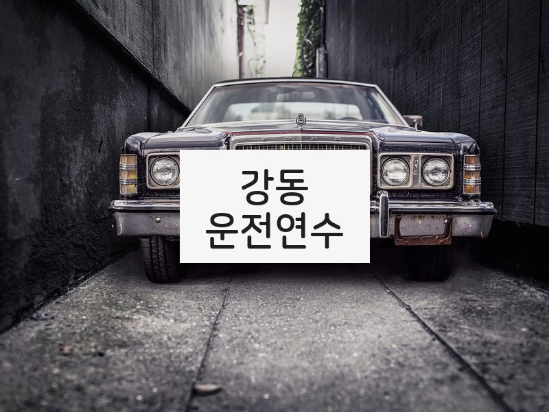강동운전연수 후기