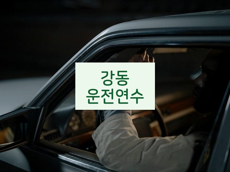 강동운전연수 후기