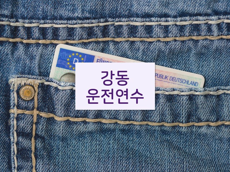 강동운전연수 후기