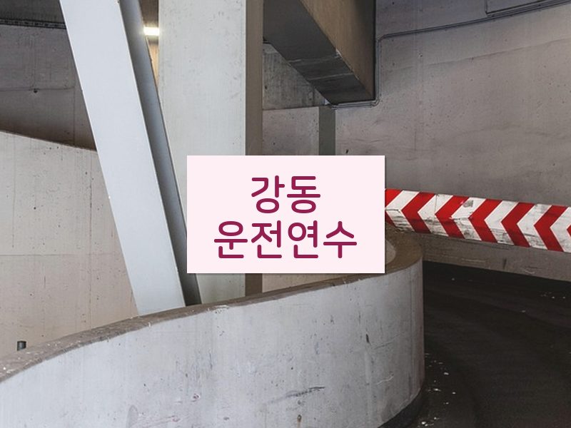 강동운전연수 후기