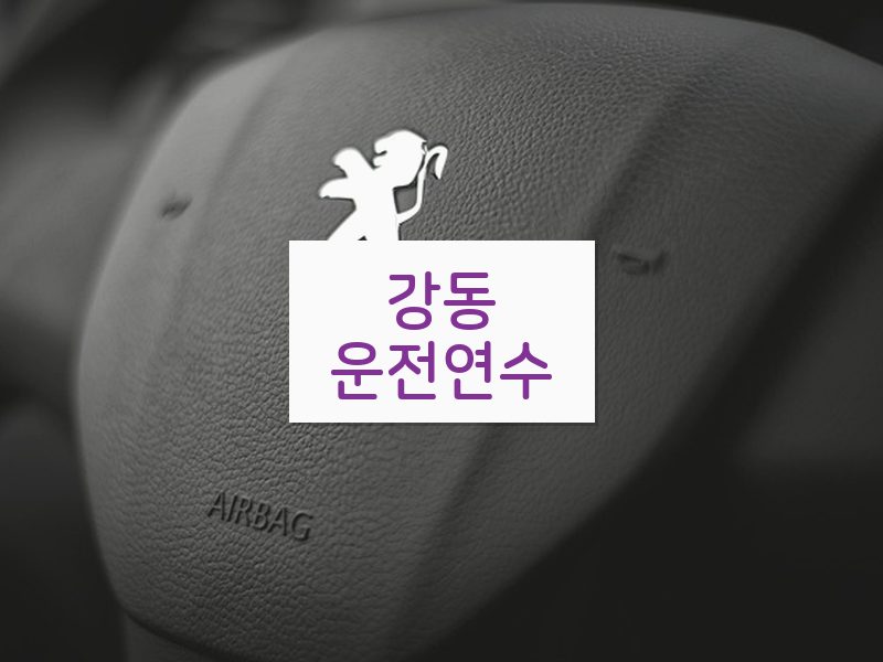 강동운전연수 후기
