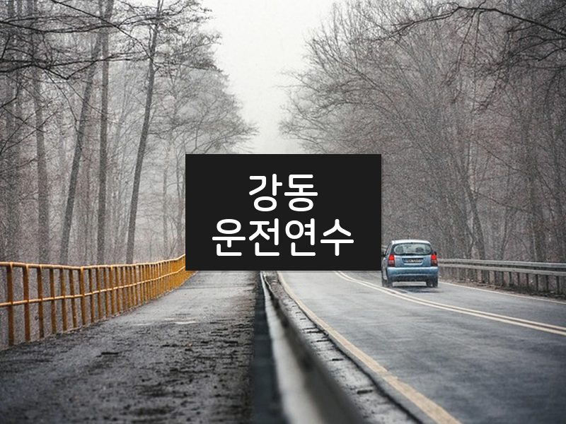 강동운전연수 후기