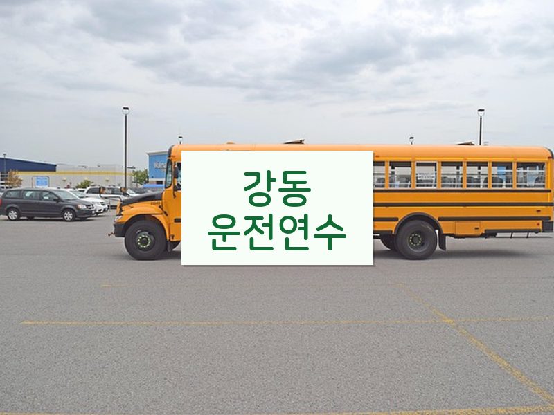 강동운전연수 후기