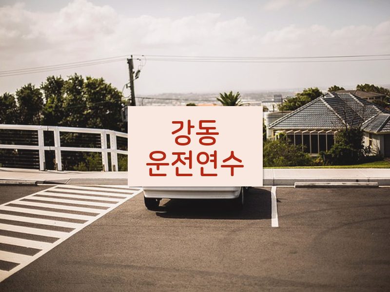 강동운전연수 후기