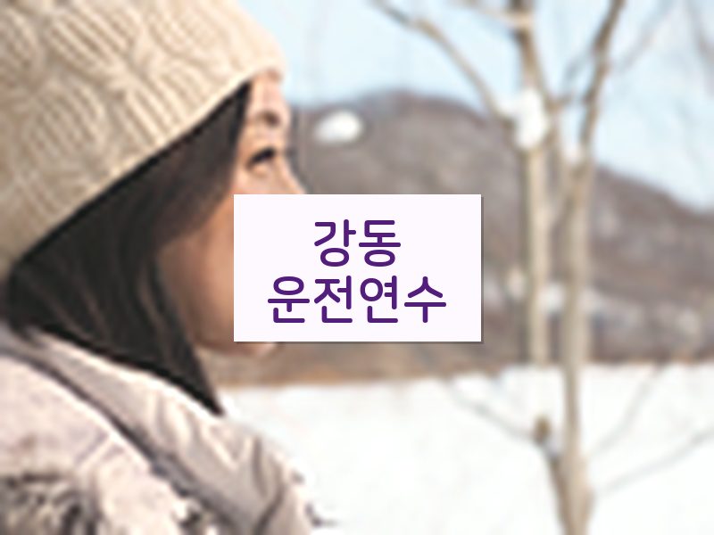강동운전연수 후기
