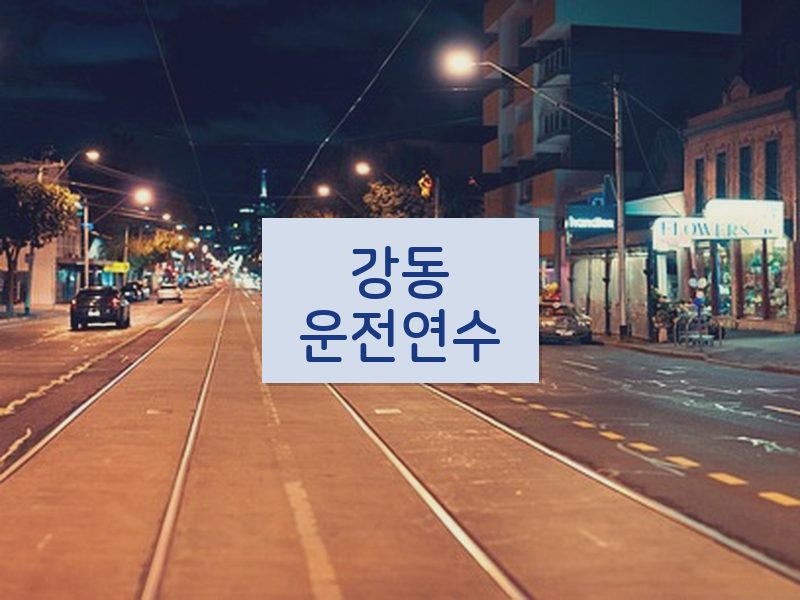 강동운전연수 후기