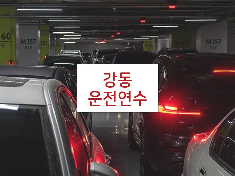 강동운전연수 후기