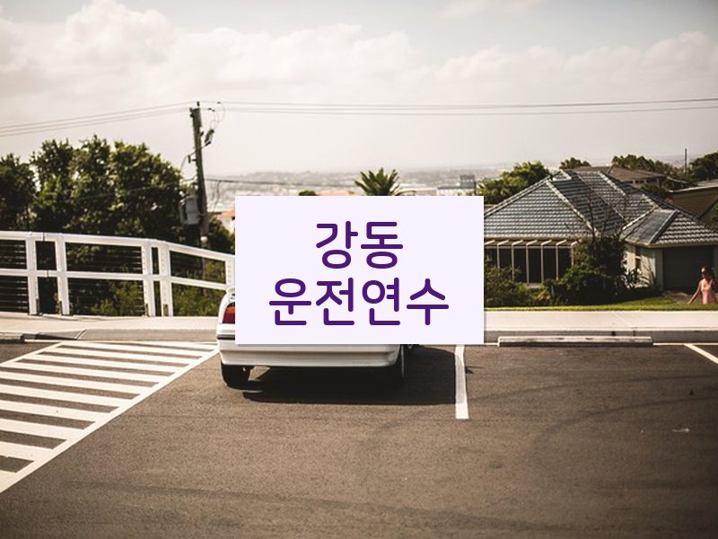 강동운전연수 후기