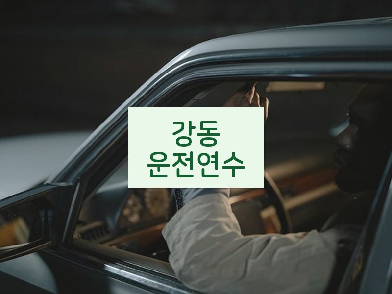 강동운전연수 후기