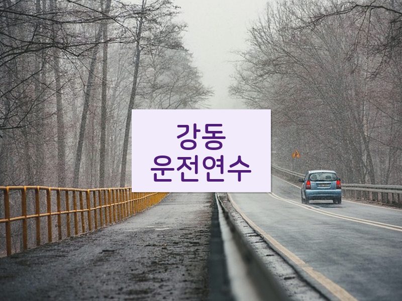 강동운전연수 후기