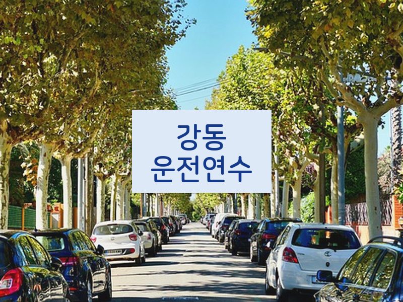 강동운전연수 후기