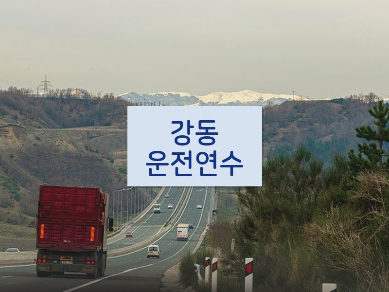강동운전연수 후기