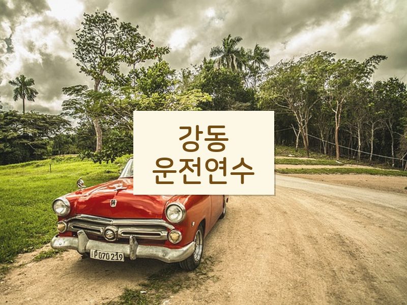 강동운전연수 후기