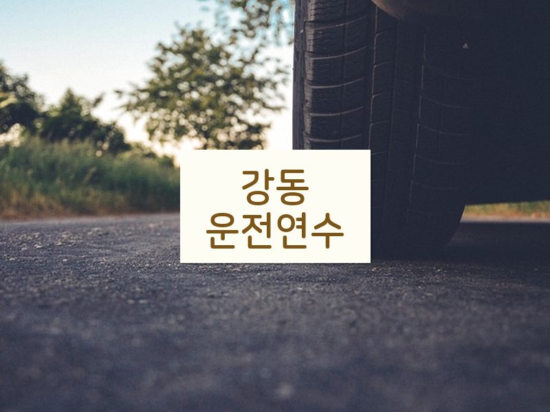 강동운전연수 후기