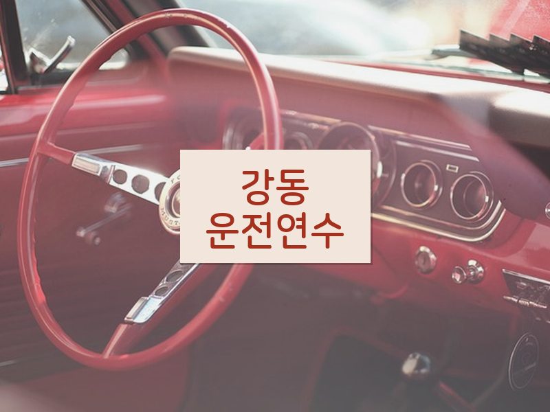 강동운전연수 후기
