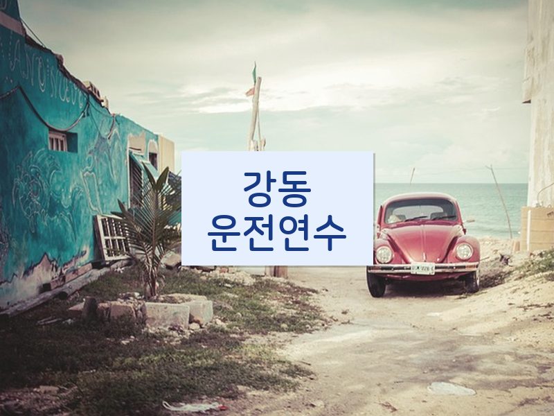 강동운전연수 후기