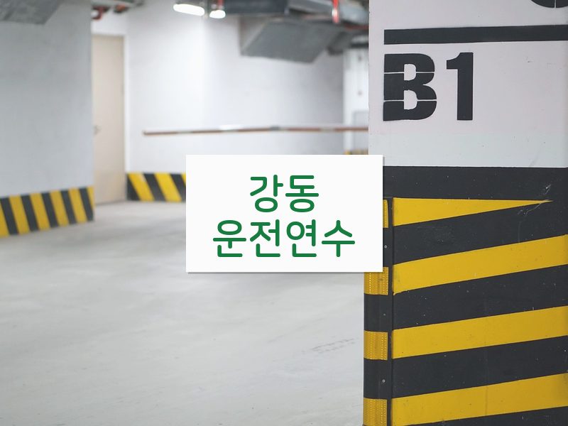 강동운전연수 후기